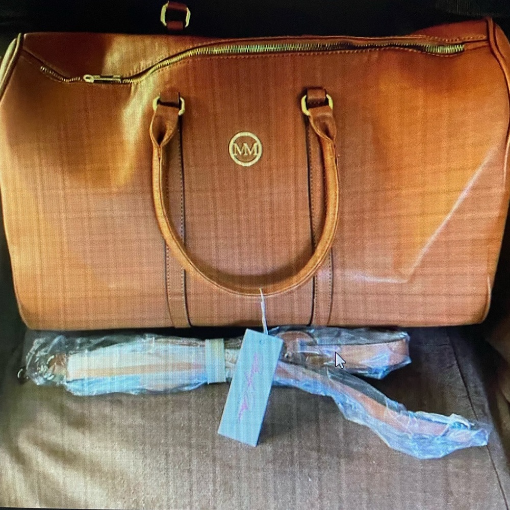 Marilyn Monroe leather duffel bag brand new